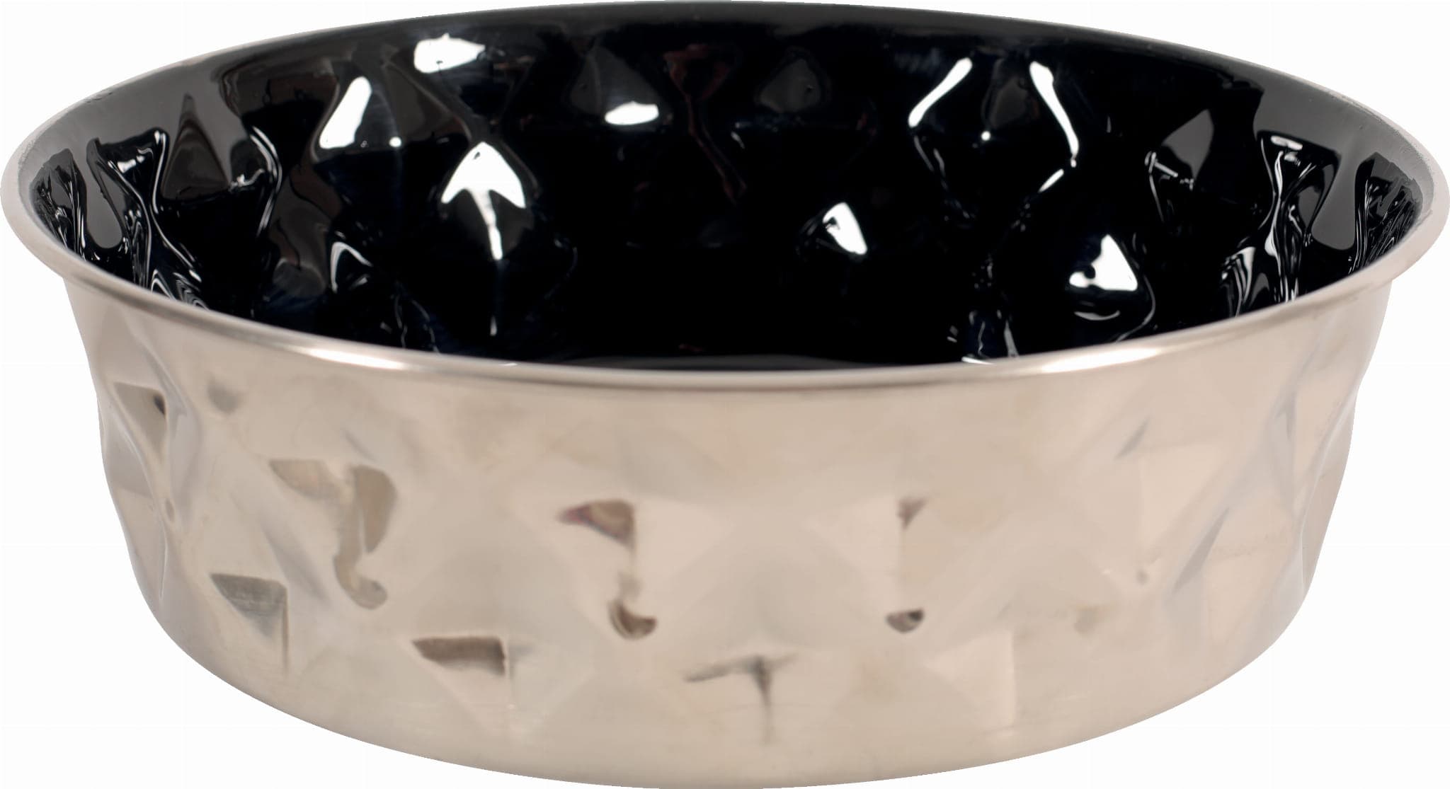 Zolux Edelstahlnapf für Hund Inox DIAMOND 2,6 l schwarz