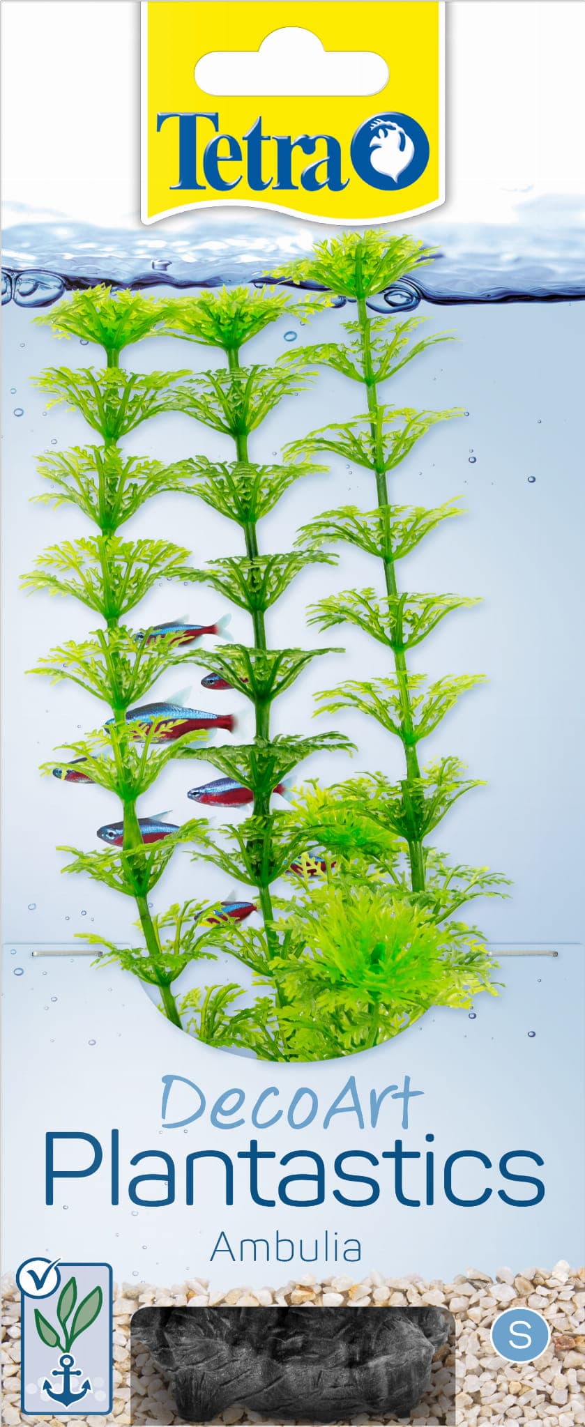 TETRA DecoArt Plant S Ambulia, künstliche Aquarienpflanze 15 cm