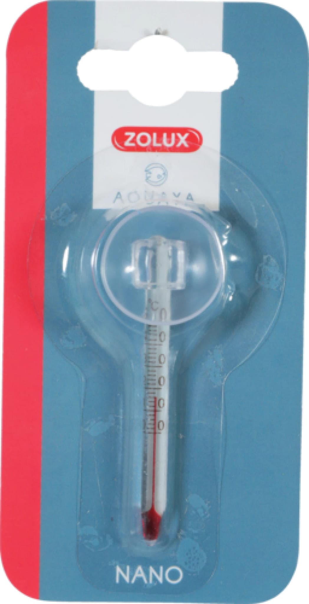 ZOLUX Nano-Innenthermometer aus Glas für Aquarien