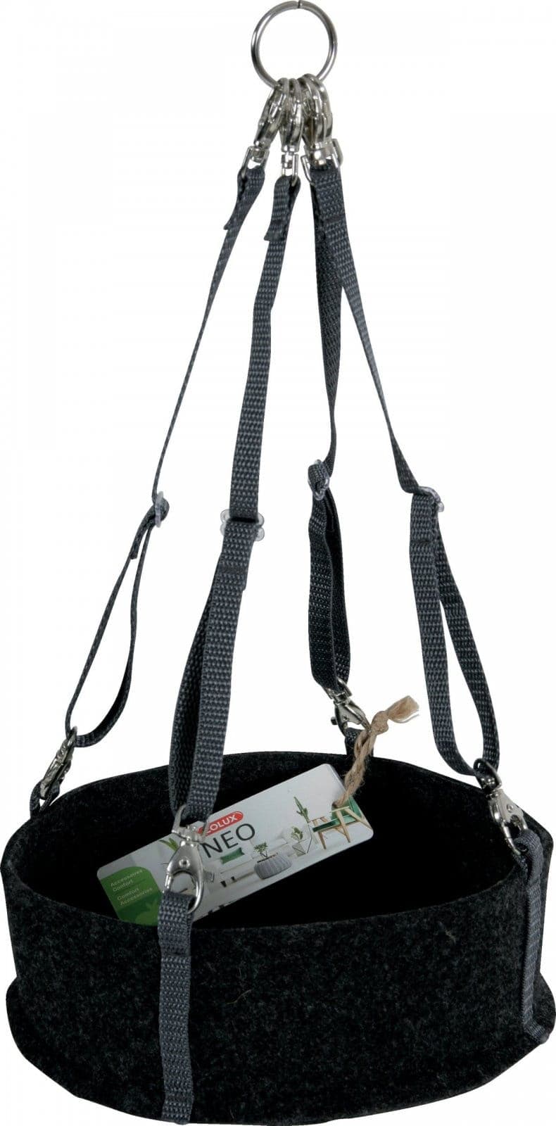 ZOLUX Hängematte für Nagetiere NEO 28 cm groß, Farbe schwarz