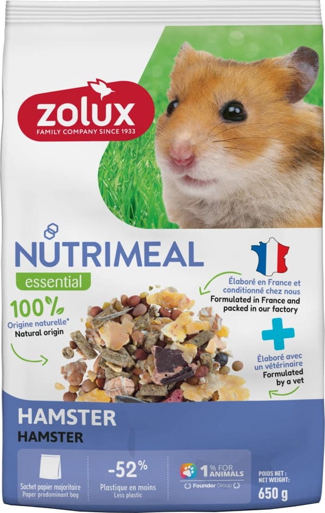 ZOLUX Futter-Mischung für Hamster NUTRIMEAL 4 650g