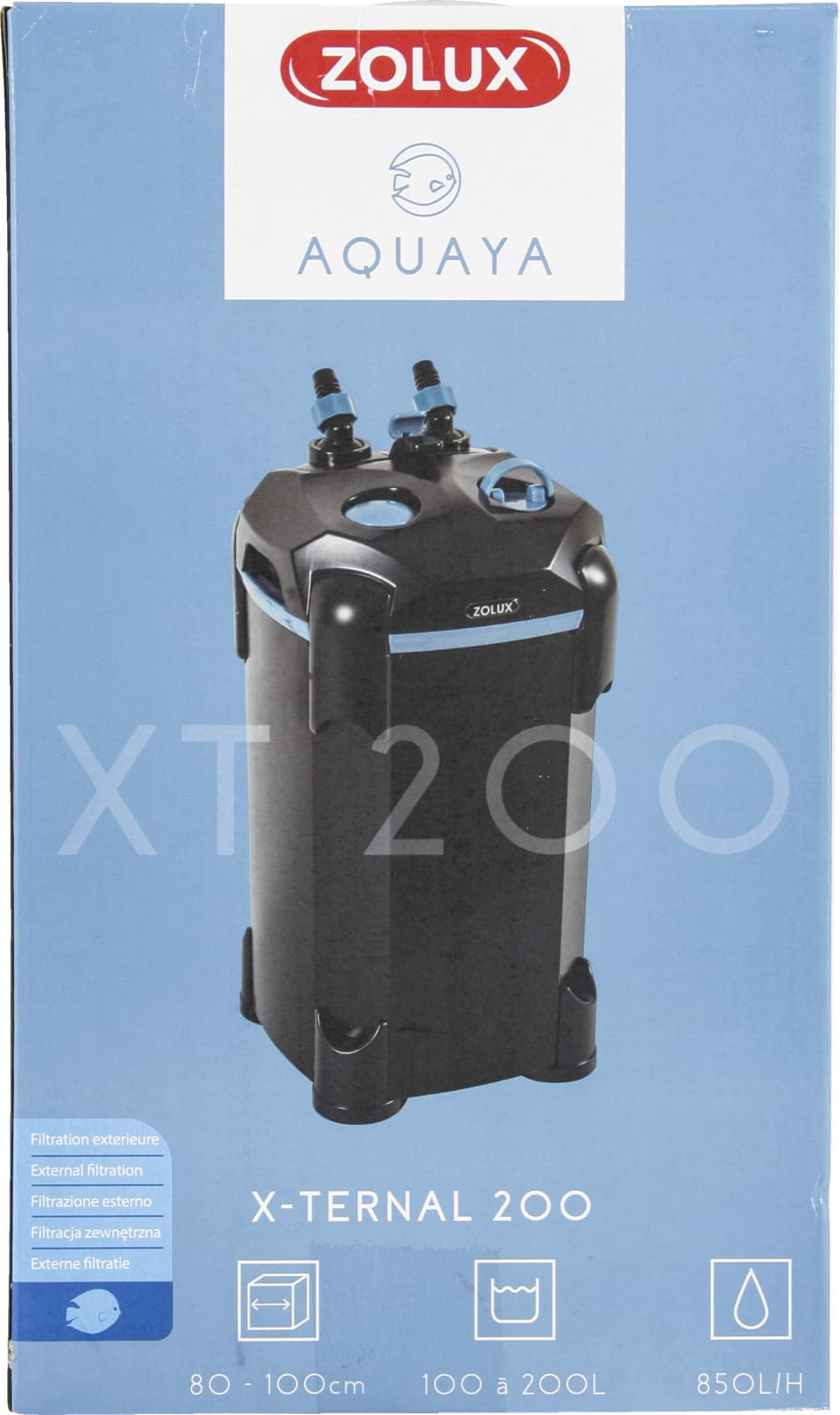 ZOLUX Außenfilter für Aquarium AQUAYA XTERNAL 200