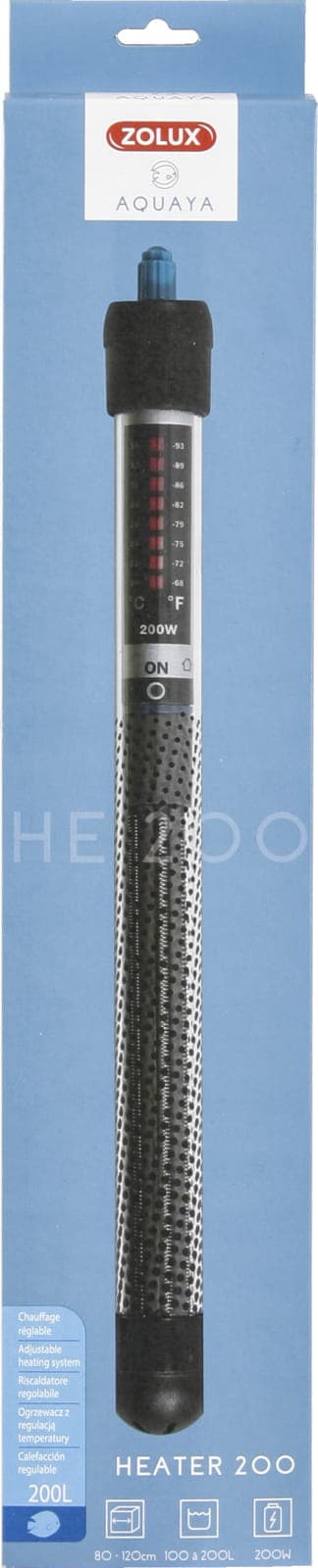 ZOLUX AQUAYA Heizstab 200 W, 100–200 l
