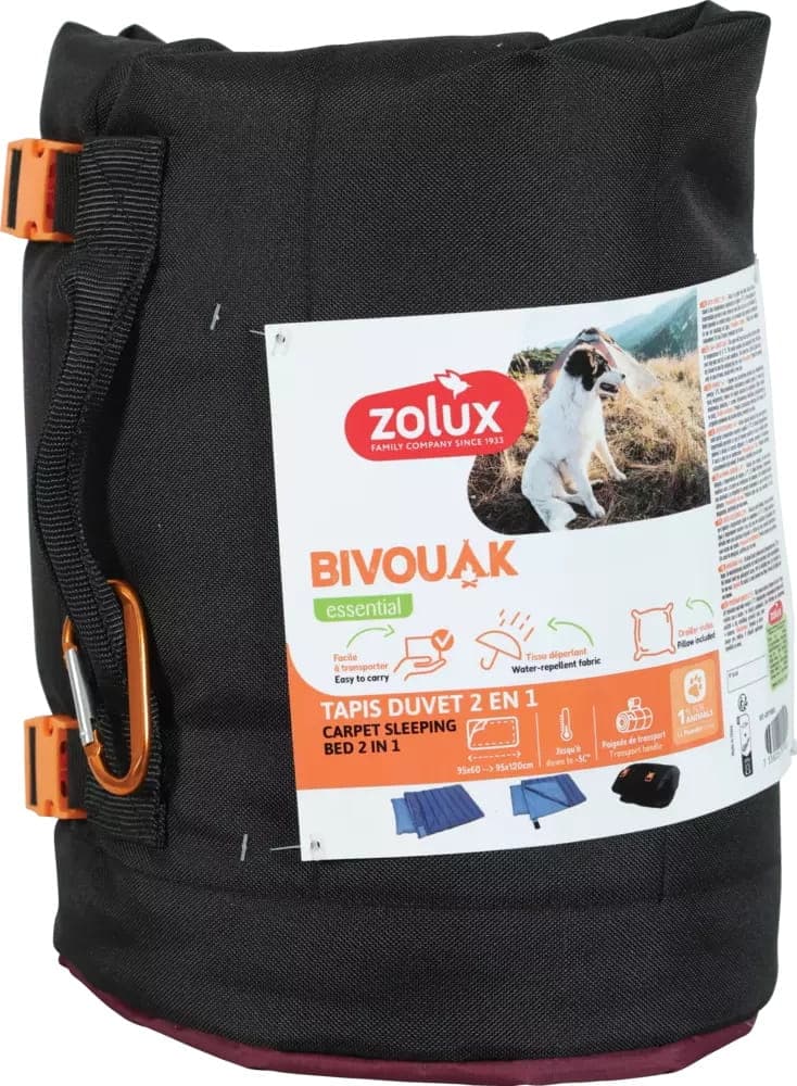 ZOLUX Hundeschlafsack 2in1 BIVOUAK rot