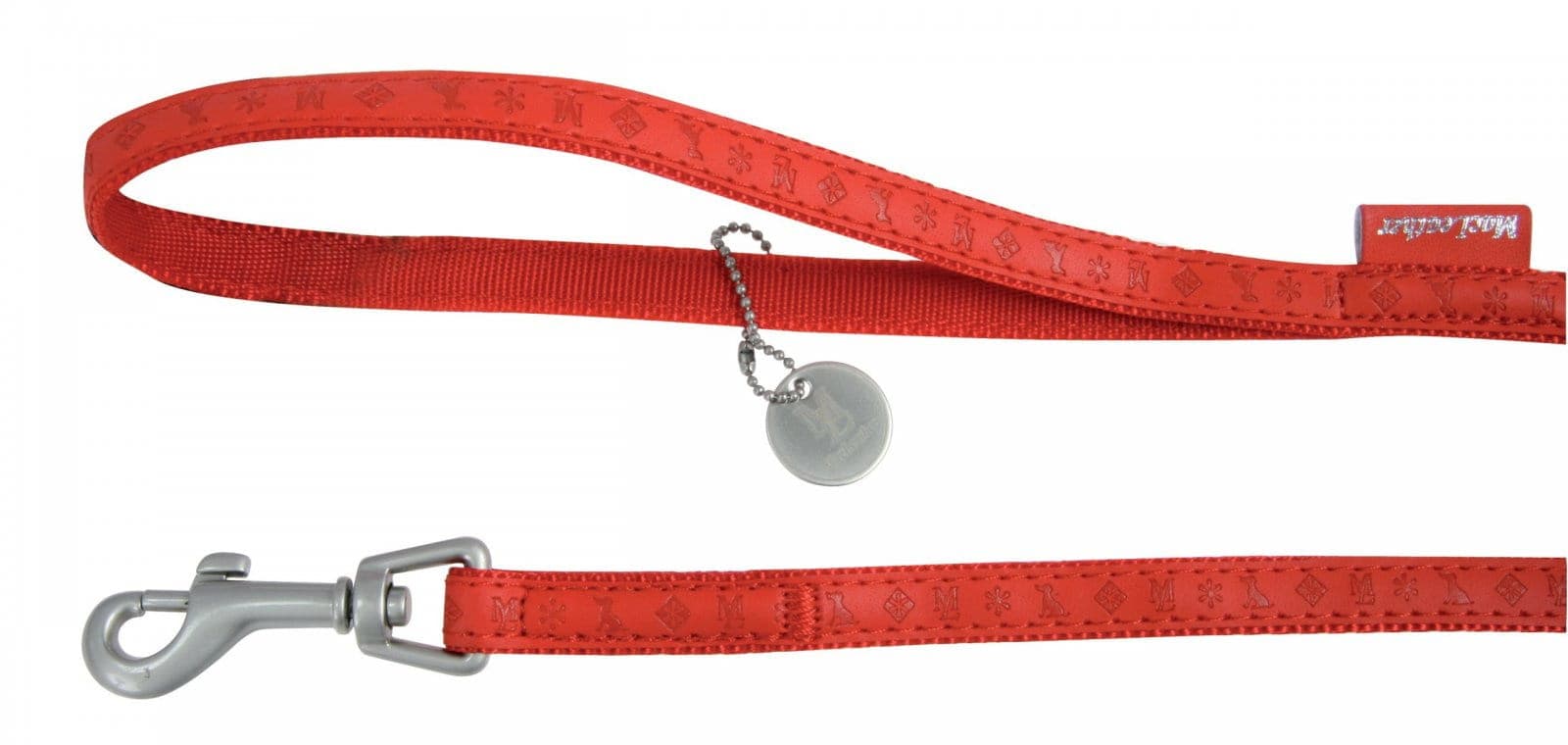 ZOLUX Hundeleine Mac Leather S 15 mm / 1,2 m – Farbe: Rot
