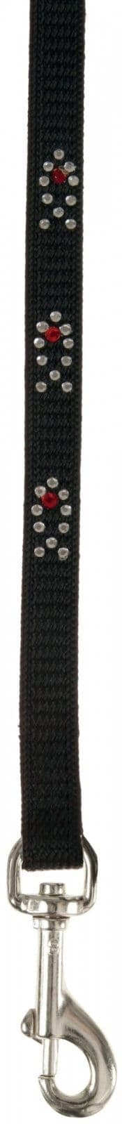 Zolux Katzenleine „Night Fish“ 1 m/10 mm, Farbe Schwarz