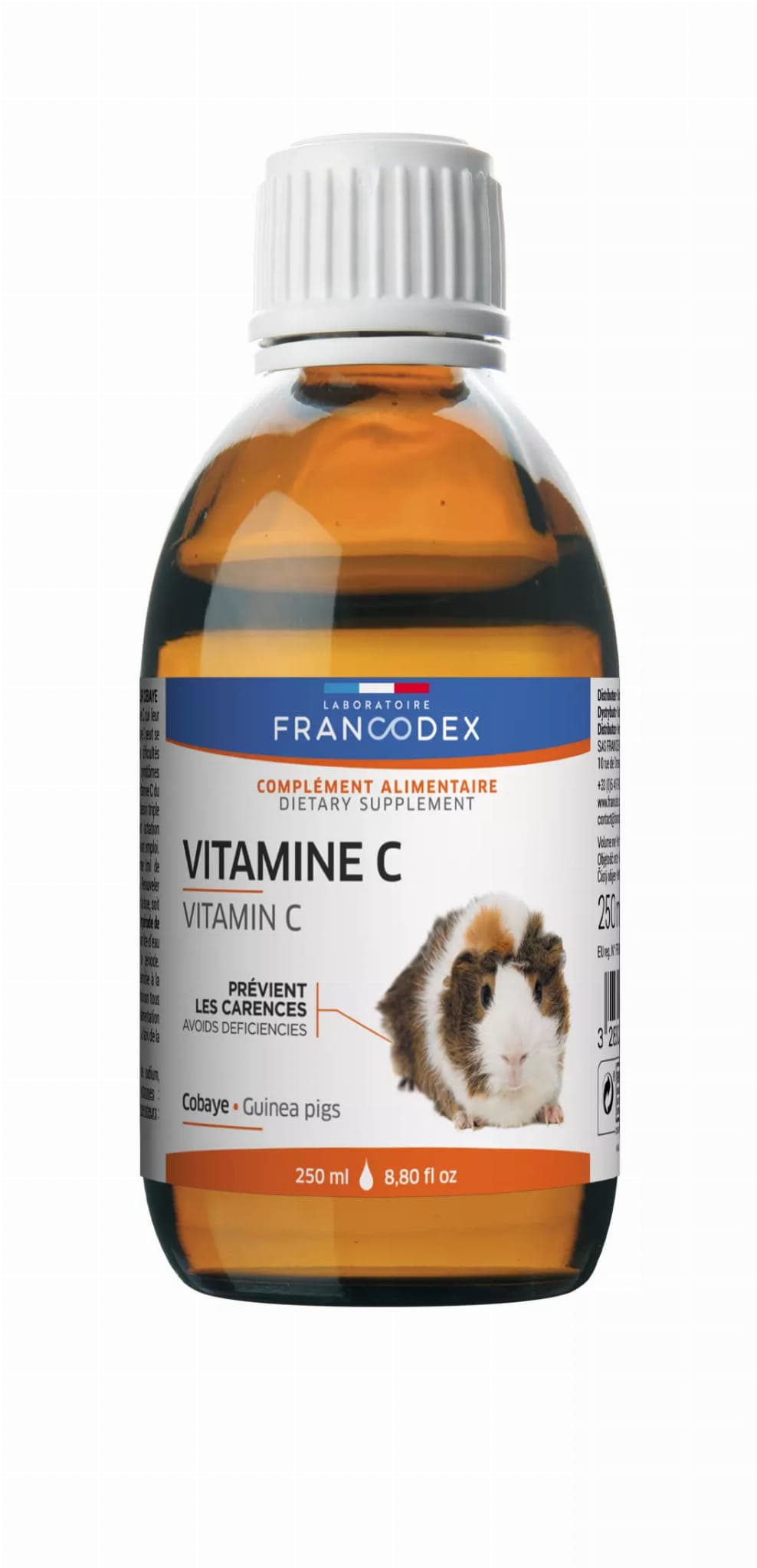 FRANCODEX Vitamin C für Meerschweinchen – Prophylaxe, 250 ml