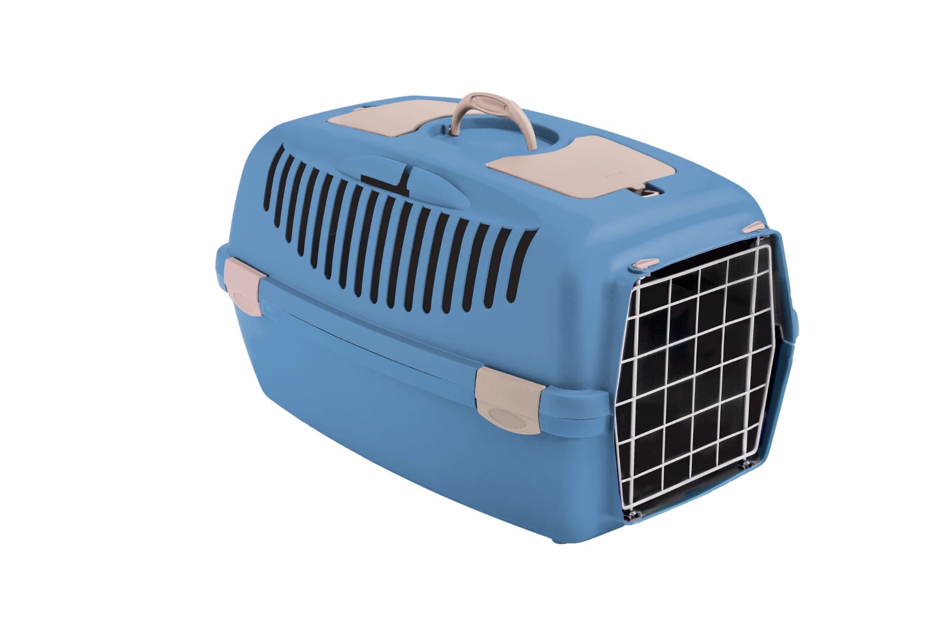ZOLUX Transportbox für Hunde und Katzen GULLIVER 2 mit Metalltür, Farbe Blau