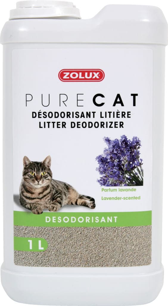 ZOLUX PURECAT Katzenstreu-Deodorant mit Lavendelduft 1 l