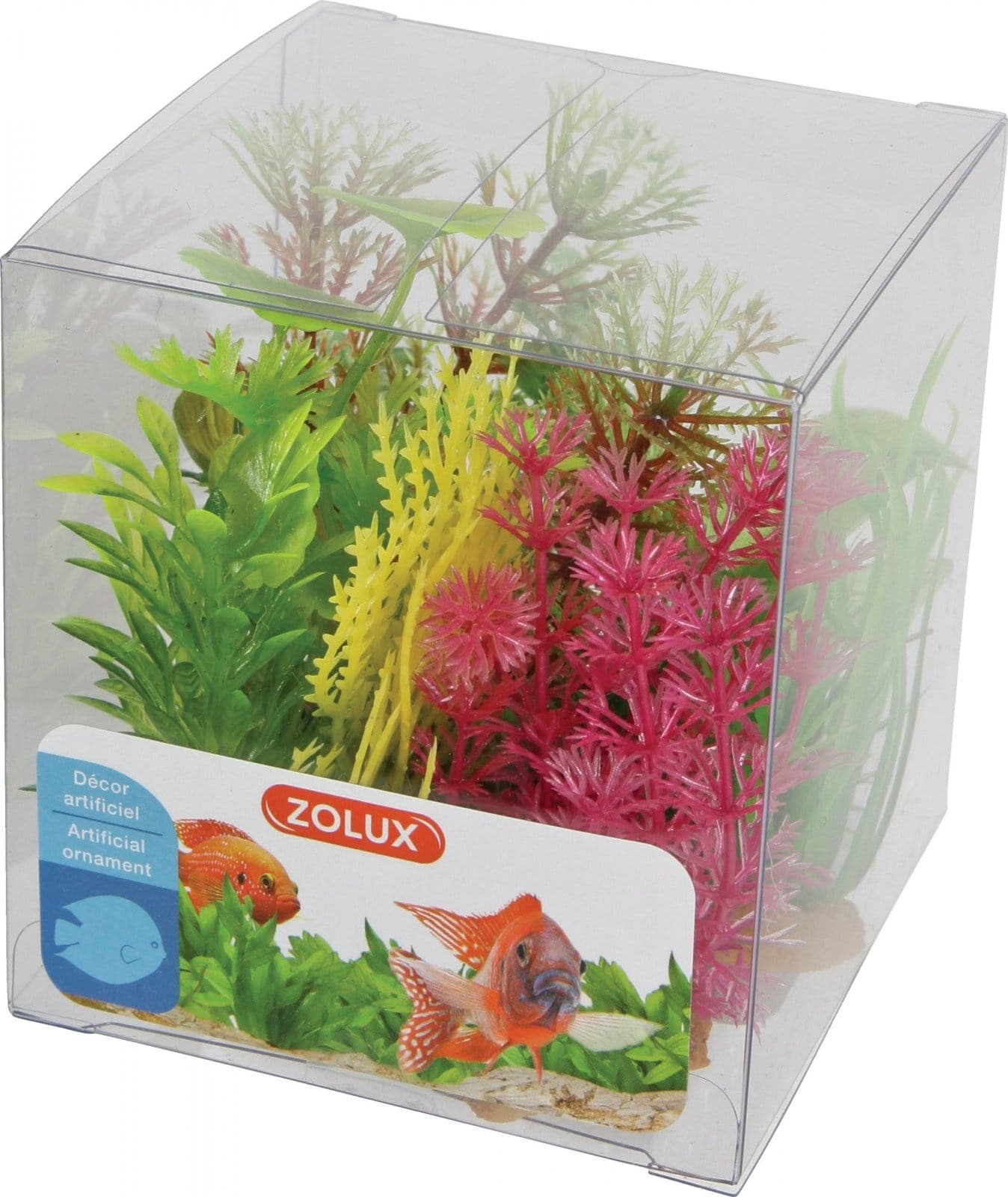 ZOLUX Aquariumsdekoration – Pflanzen-Mix x 6 Stück, Set 4