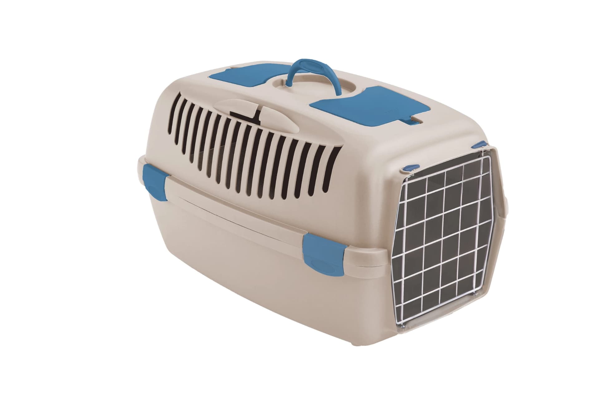 ZOLUX Transportbox für Hunde und Katzen GULLIVER 2 mit Metalltür, Farbe: Beige