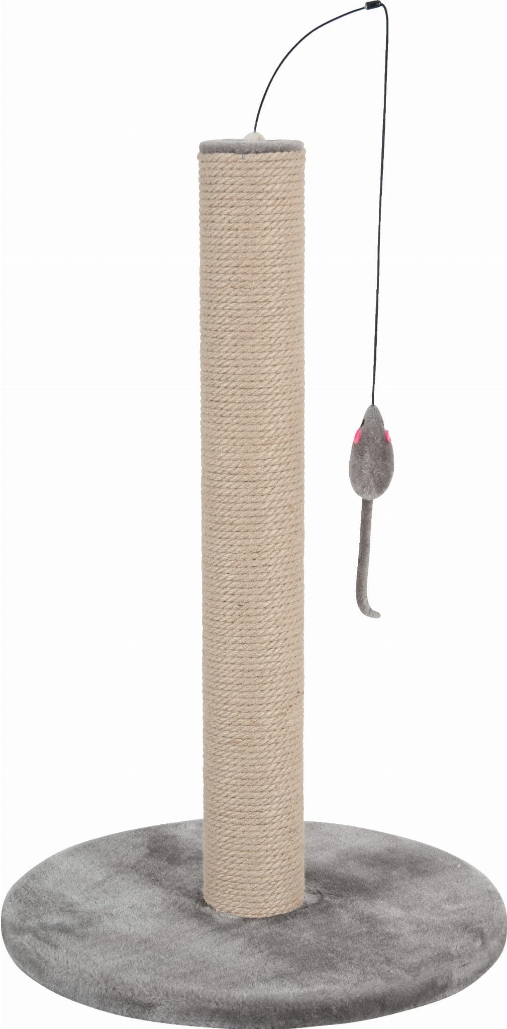 ZOLUX Kratzbaum aus Sisal mit Spielzeug 63 cm, Grau