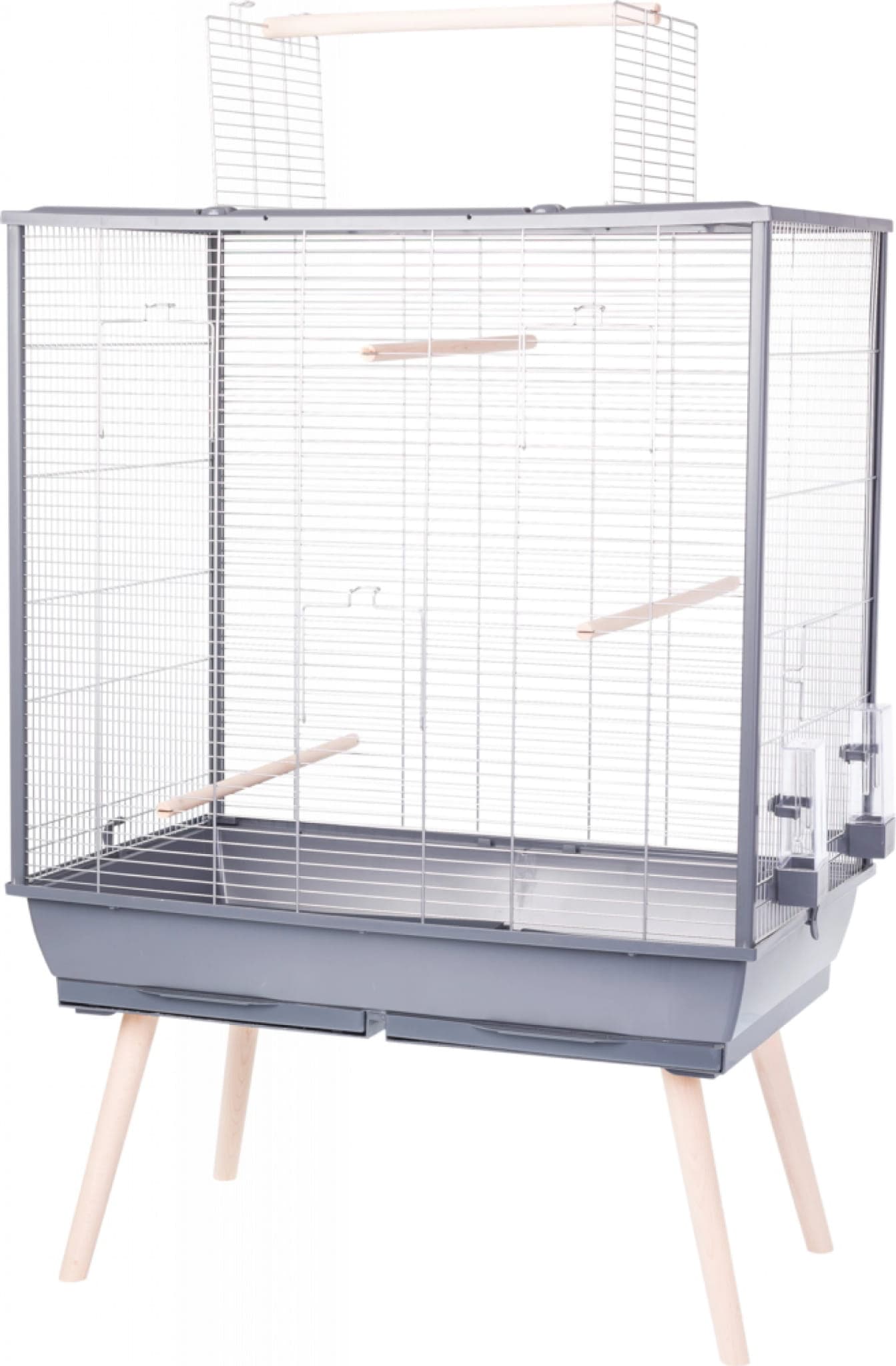 ZOLUX Vogelkäfig NEOLIFE 80 grau
