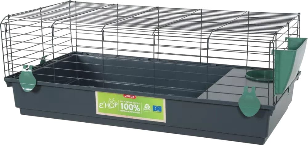 ZOLUX Käfig für Zwergkaninchen und Meerschweinchen EHOP 100 cm, grün