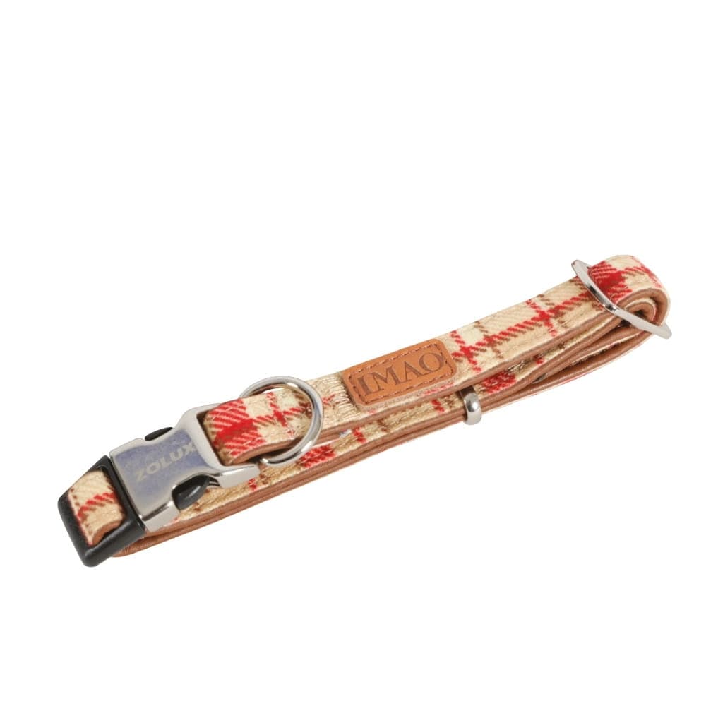 Zolux Hundehalsband IMAO SCOTT – strapazierfähig, 15 mm, Farbe: Rot