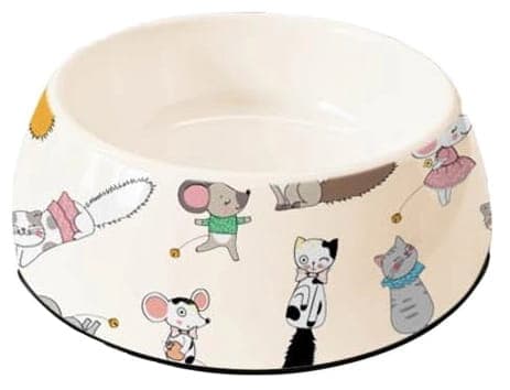 ZOLUX CHATOUILLE Katzennapf mit Katzen- und Mäusemotiv, 230 ml