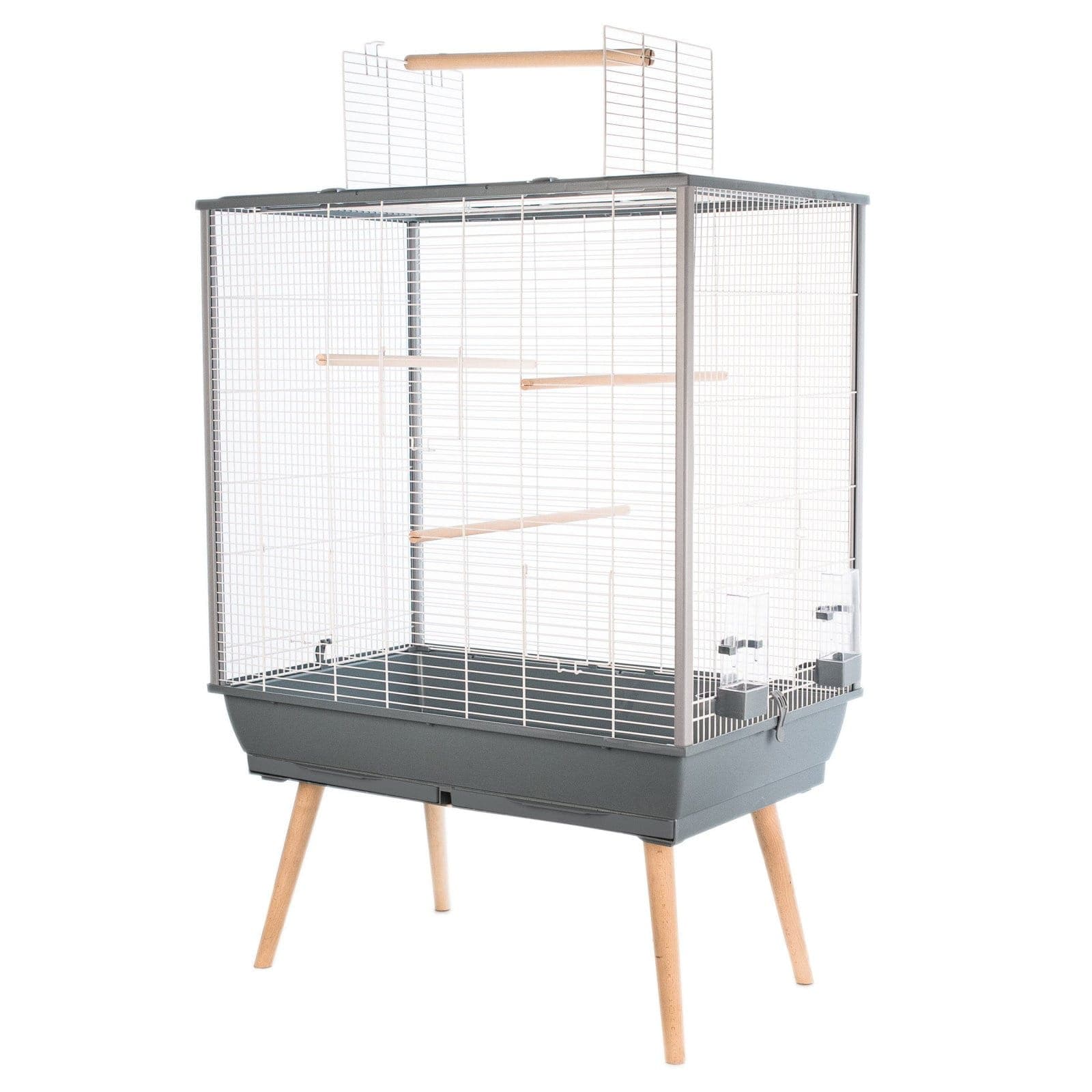 ZOLUX NEO Jili Vogelkäfig H80 Farbe: grau