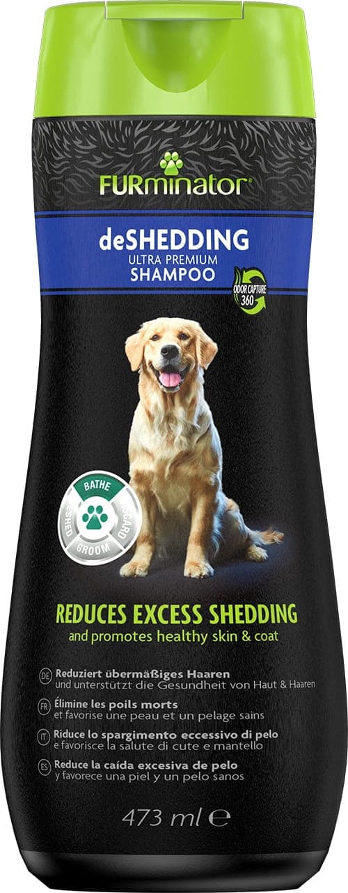 FURMINATOR Hundeshampoo gegen übermäßigen Haarausfall Ultra Premium 473 ml
