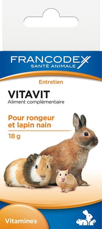 FRANCODEX Vitamine für Nagetiere Vitavit Nährstoffbalance 18 g