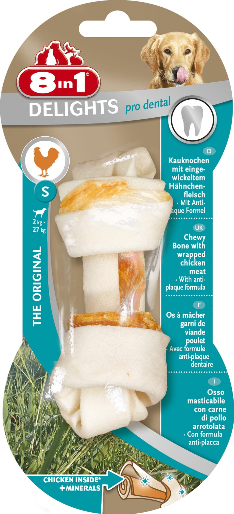 8in1 Hundesnack Delights Pro Dental S – 1 Stück