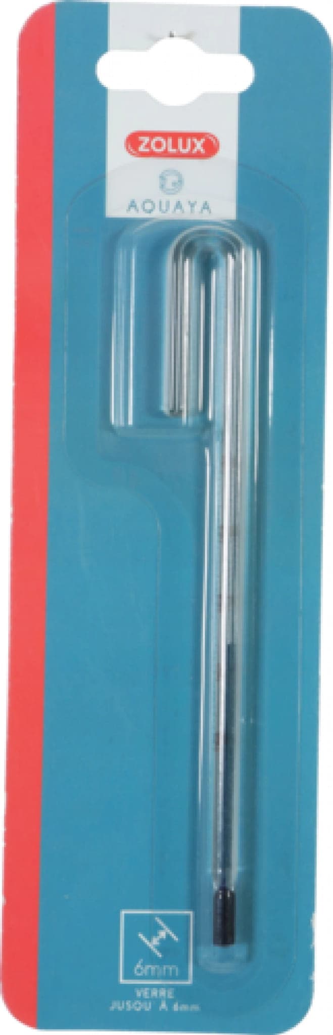 ZOLUX Aquarienthermometer zur Befestigung an der 6 mm Glasscheibe