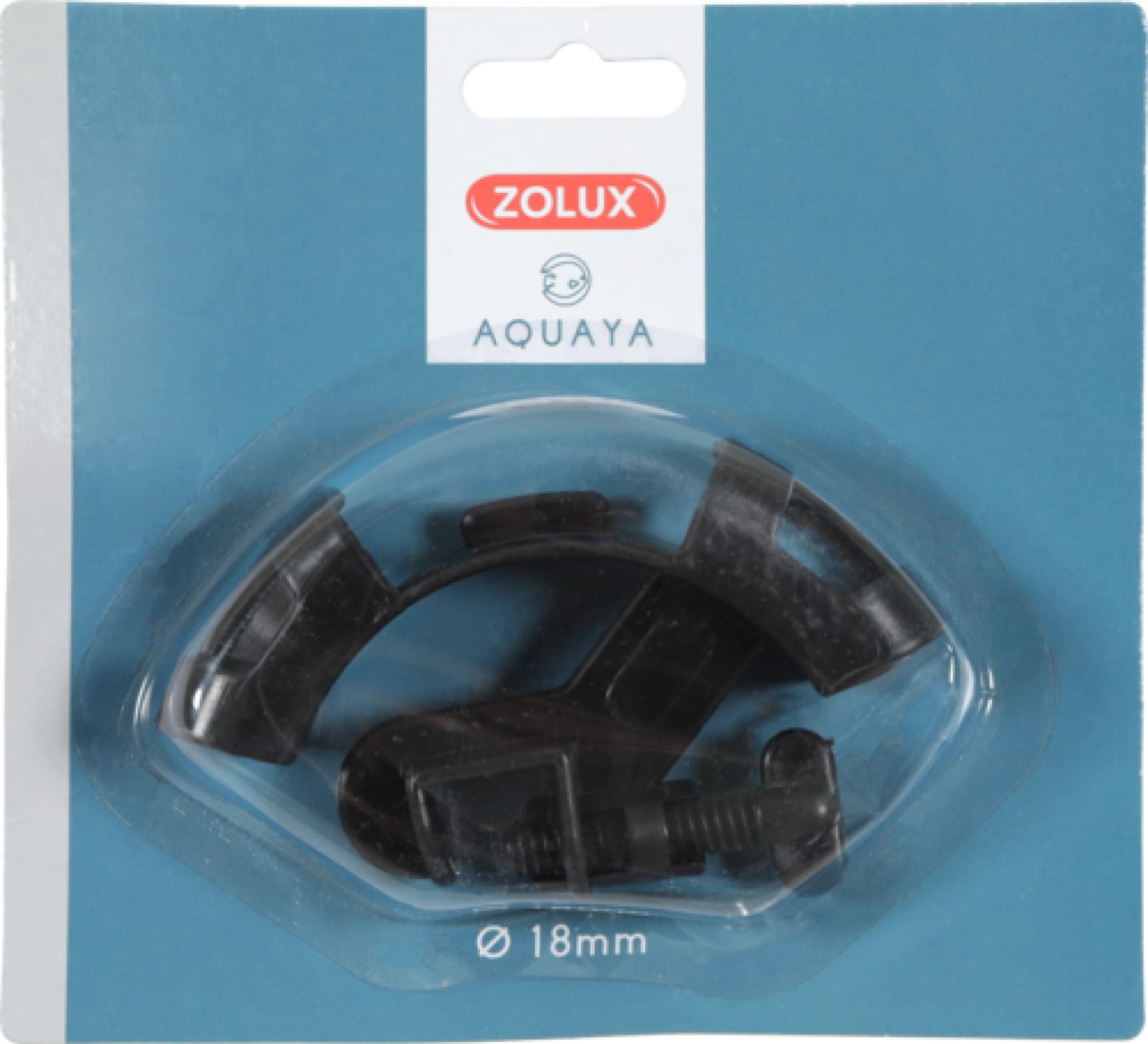 Zolux Halterung für Filterschlauch – zur Befestigung am Aquariumglas, Durchmesser 18 mm