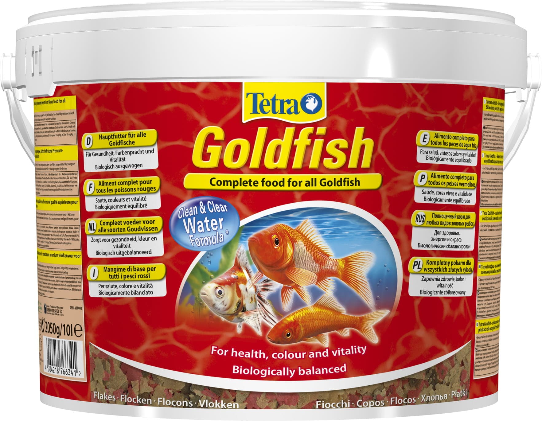 Tetra Goldfish – Flockenfutter für alle Goldfischarten und andere Kaltwasserfische.