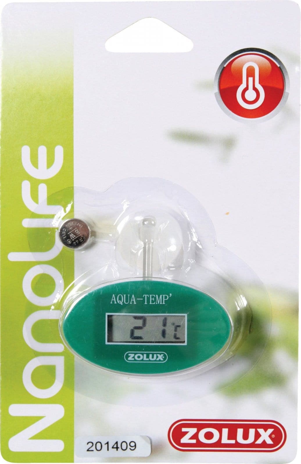 ZOLUX Digitales, kabelloses Innenthermometer für Aquarien