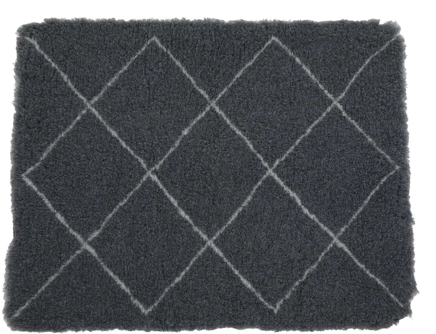 ZOLUX Isolierendes Haustierbett „Dry Bed“ mit Berbermuster, 75 x 120 cm, grau