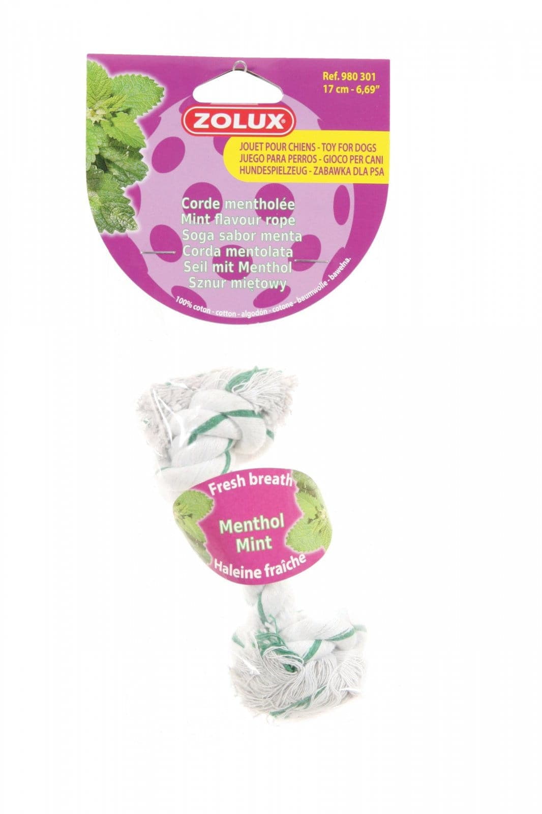 ZOLUX Hundespielzeug Menthol- Seil 17 cm
