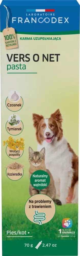FRANCODEX PL Paste für Hunde und Katzen bei Verdauungsproblemen VERS O NET 70 g
