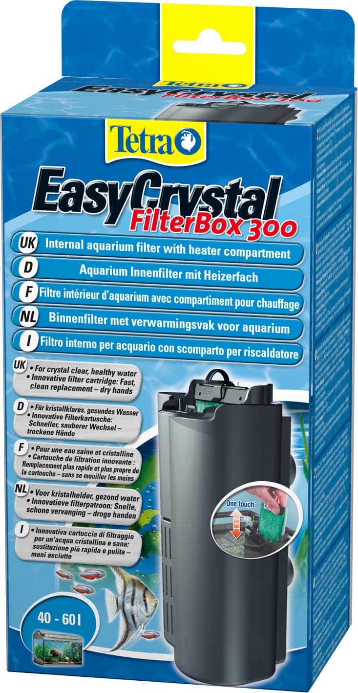 TETRA EasyCrystal FilterBox 300 EC 300 – Innenfilter für Aquarien von 40–60 l