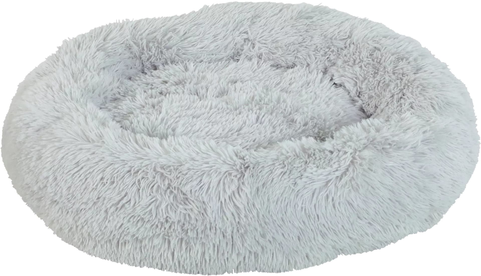 ZOLUX Bett - Kissen für Hunde und Katzen NOE, langhaarig, ⌀50 cm, Farbe: grau