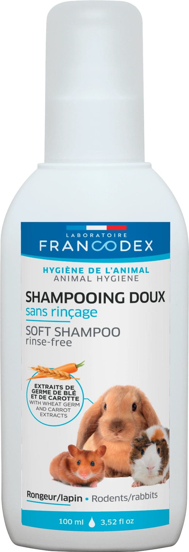 FRANCODEX Trockenshampoo für Nagetiere 100 ml