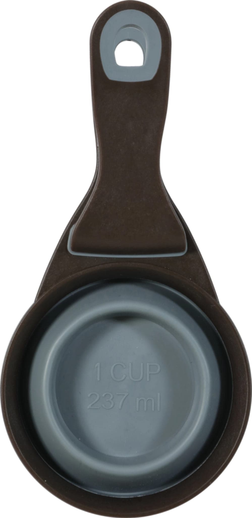 ZOLUX Messlöffel 2-in-1 mit Futterclip Größe M grau 19,5 x 10 cm