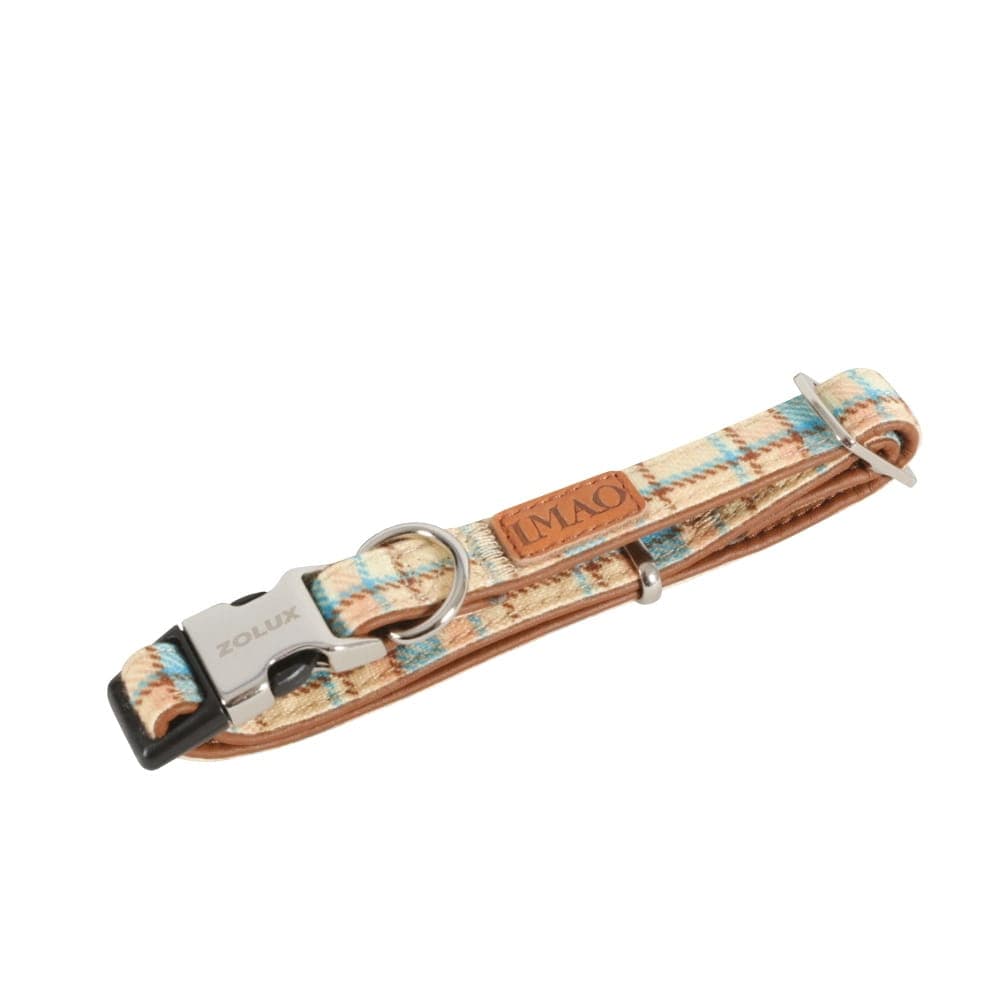 ZOLUX Robustes Hundehalsband IMAO SCOTT 25 mm Blau