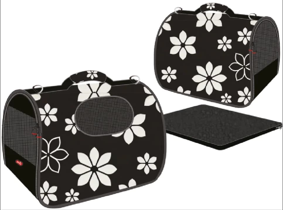 ZOLUX Transporttasche für Hund und Katze NOMAD FLOWER M 43,5×25×28,5cm