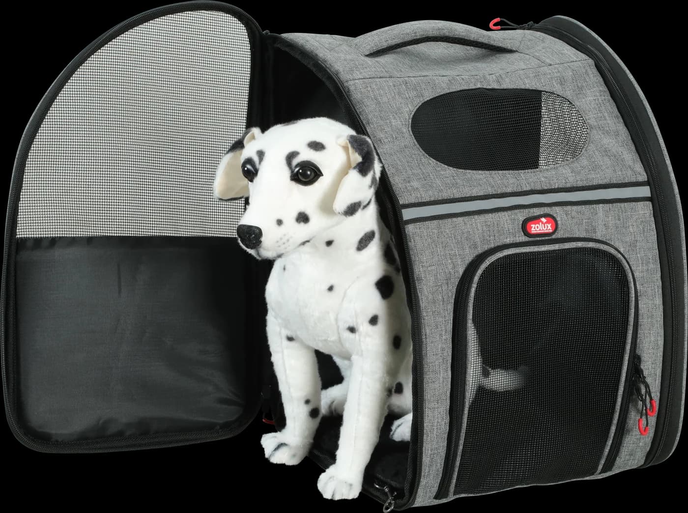 ZOLUX Atmungsaktiver Transport?Rucksack für Hunde und Katzen NOMAD 32×25×42 cm