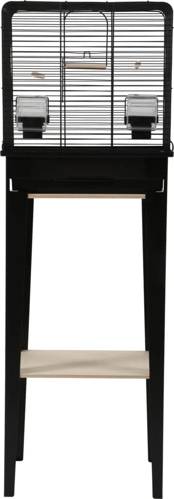 Zolux Vogelkäfig mit Ständer CHIC Loft S, Farbe: Schwarz