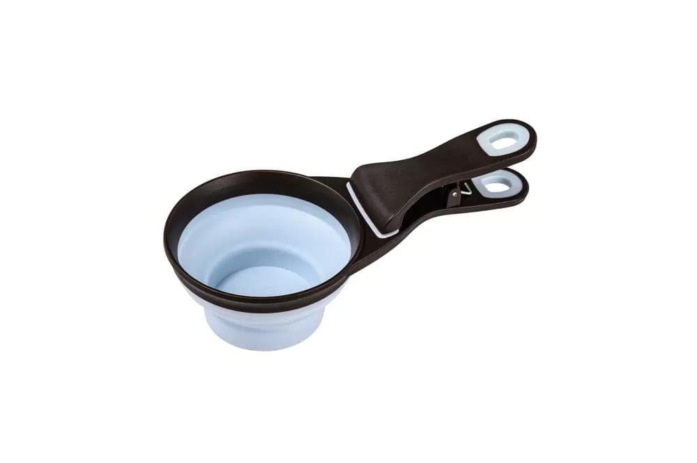 ZOLUX Messlöffel 2-in-1 mit Futterclip Größe L blau 22x12 cm