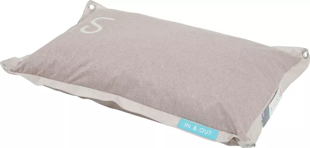 ZOLUX Hundekissen mit abnehmbarem Bezug IN and OUT 90 cm – Farbe Braun