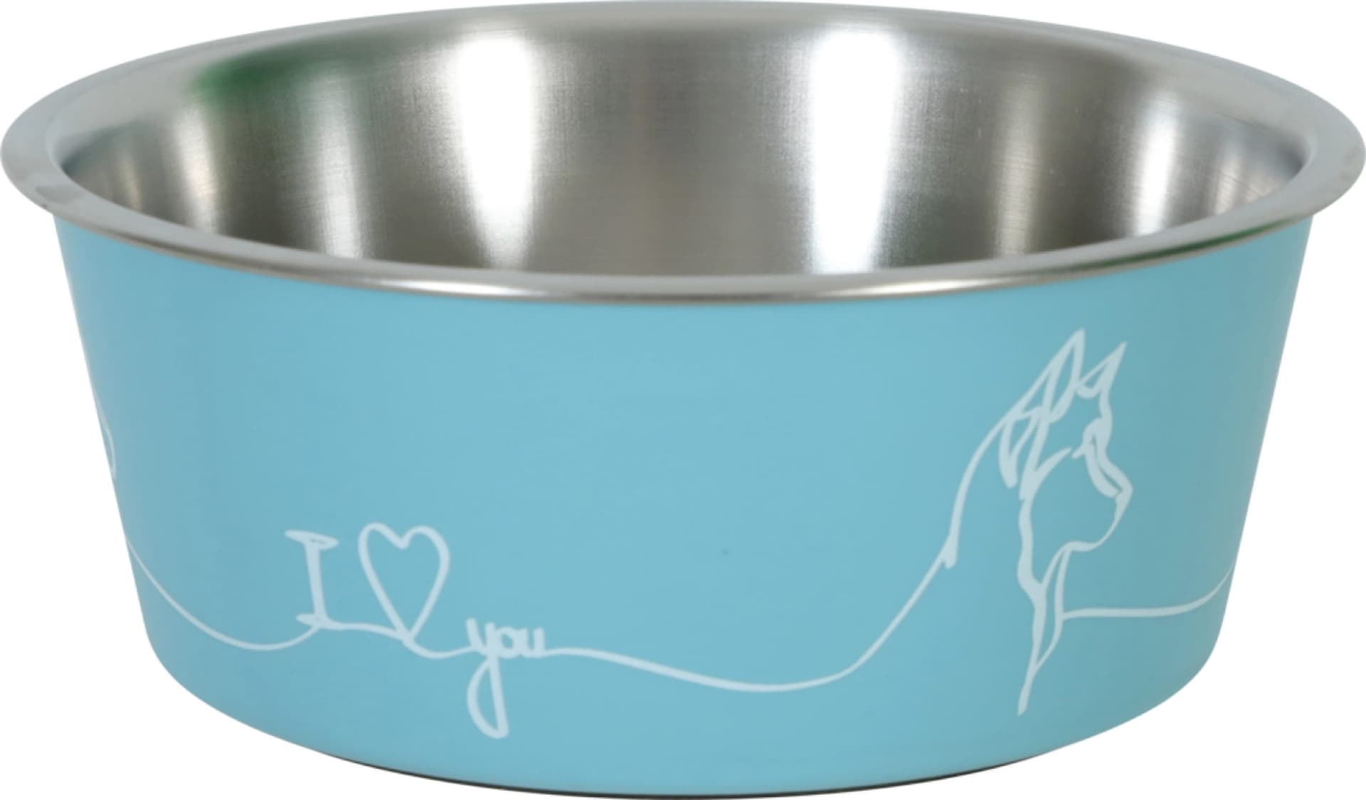 ZOLUX Anti-Rutsch-Hundenapf LOVE blau 400ML