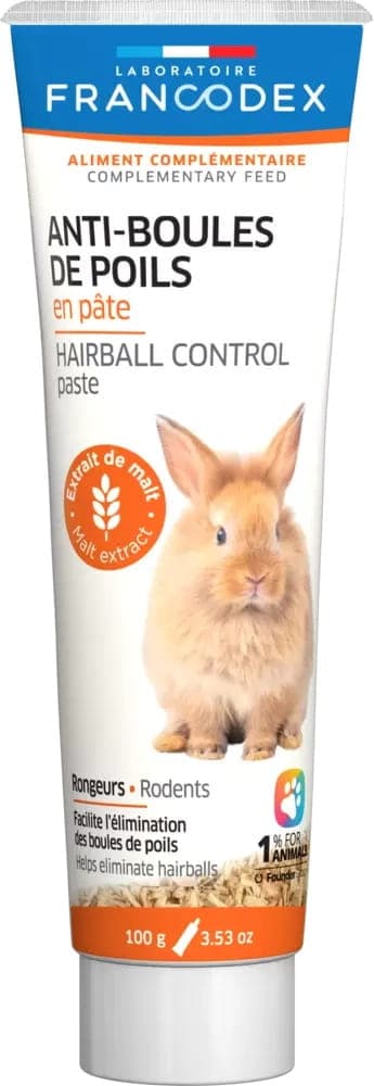 FRANCODEX Anti-Haarballenpaste für Nagetiere – 100 g