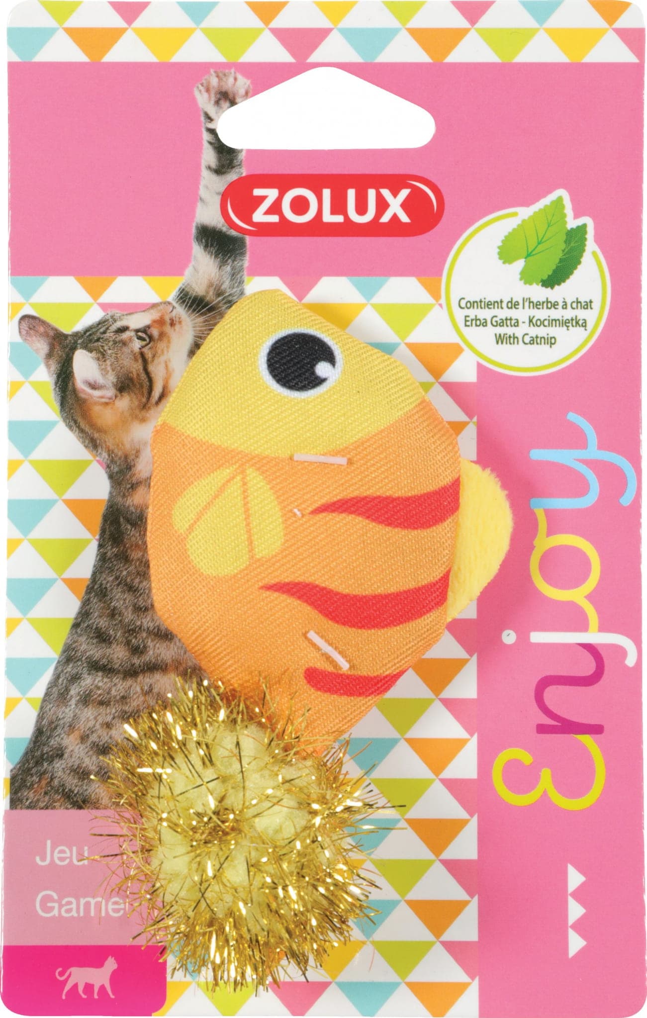 ZOLUX Katzenspielzeug Fisch LOVELY 10 cm