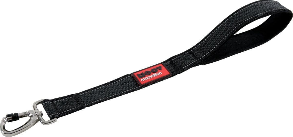 ZOLUX MOOV Hundeleine 40 mm / 50 cm – Schwarz