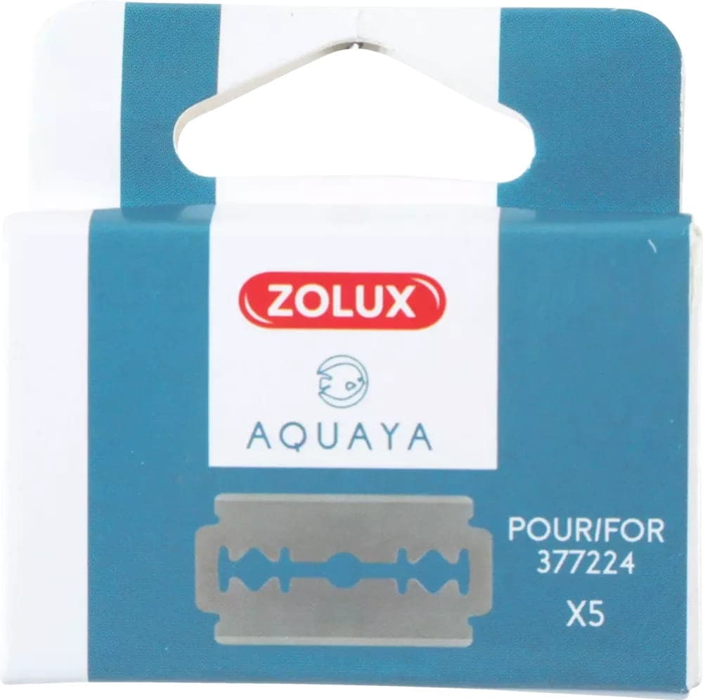ZOLUX Aquarien-Klingen für großen Metallschaber (377224) 5 Stück