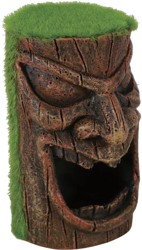 Zolux Dekoration für Aquarium Totem TETE KIPOUSS mit Samen 4,5x5,1x7,9 cm