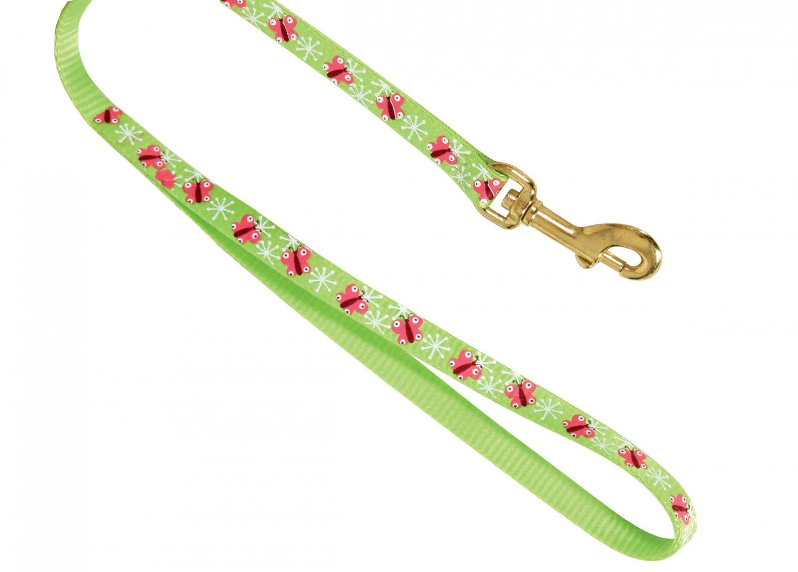 Zolux Nylonleine für Katzen BUTTERFLY 1 m, Farbe Grün