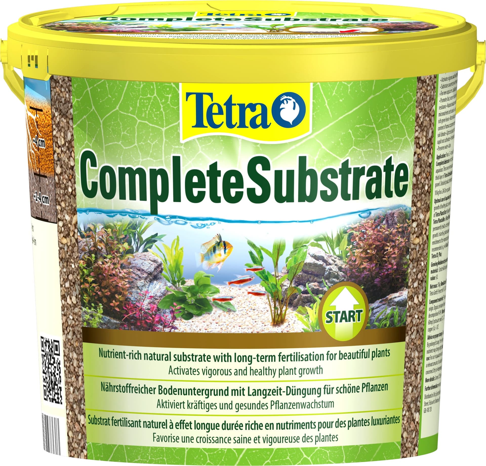 TETRA CompleteSubstrate 10 kg – Nährboden und Dünger für Aquarienpflanzen