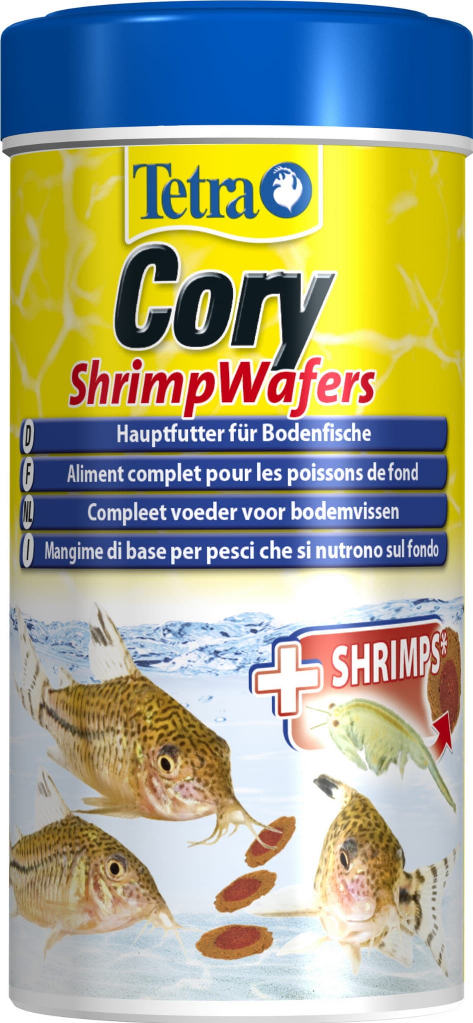 Tetra Cory Shrimp Wafers 250 ml – Waffeln-Futter für Bodenfische